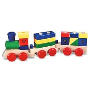 Melissa & Doug Stacking Train on worry wart