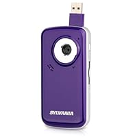 Sylvania DV1100PL Digital Video Camcorder with 4x Digital Zoom and 1.8-Inch LCD Screen, Purple