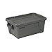 Rubbermaid 1836781 Grey Tote 20GAL with Lid (Pack of 6)