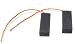 Pair Of Flymo Lawnmower Replacement Motor Carbon Brushes, XE28, XE30, E38, E Minimo, E52S..