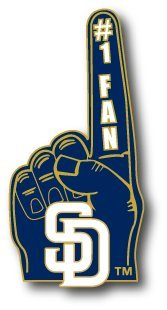 San Diego Padres #1 Fan Pin