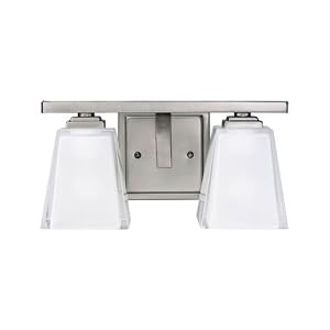 Antique Metro Kool Pewter 12 1 2 Wide Bath Light Fixture by Kichler
