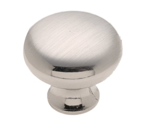 Amerock, BP853-G9 Anniversary Knob, 1-3 16-Inch Diameter, Sterling Nickel