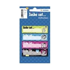 HERMA Haftnotizen "Liebe ist", sortiert, 72 x 20 mm VE=1