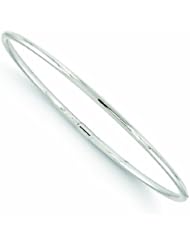 Leslies 10k White Gold Slip-On Bangle