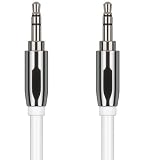 Cabstone Connects Ipod/Iphone With Car Stereo Systems, 3.5 Mm Double Stereo Jack – 1.5 M – Chrome Plugs Cab Aux Audio Ca