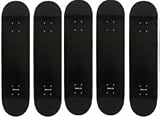 5 TMR Black Blank Pro Skateboard Decks With Grip Tape New On Sale