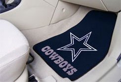 Dallas Cowboys universal fit Carpet 2 Pc Car Floor Mat (Rug)