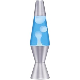 Blue and White Petite Lava Lamp from Lava Lamps