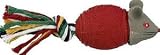 Vo-Toys Latex and Rubber and Rope Animals Dog Toy