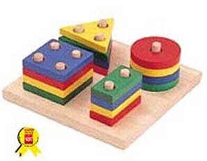 Buy PLAN TOYS BR-39240300 GEOMETRIC SORTING BOARD