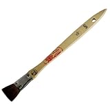 大塚刷毛 シマ毛金巻刷毛 特製 平 茶 5号