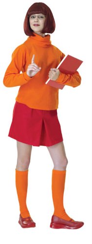 Childrens Toyshop  Toys : Scooby- Doo tm Velma tm Adult one size fit costume up to Dress size 14"