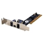 FIREWIRE 1394A 3+1 PORTS LOW PROFILE PCI CARD