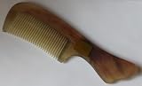 ??? Yushouzhai Natural Genuine Handmade Clear Beige Buffalo Horn Comb