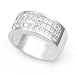 18k White Gold Invisible set Diamond Band Ring (G-H/VS, 1 1/2 ct.)