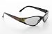 Zoom Kidz Shades Boys Wrap-Style Plastic Sunglasses with Flames, Black Frame/Smoke Lens