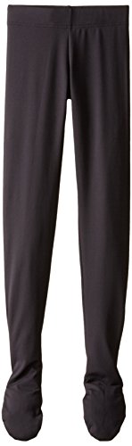 Capezio Big Boys' Tactel Footed Tight, Black, Small