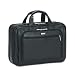 US Luggage Leather Computer Portfolio with Retractable Shoulder Strap - SGL600-4 Black