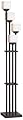 Light Tree Four Light Bronze Torchiere Floor Lamp