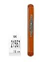 UK21567 - W ROUND WOOD MEZUZAH WITH BACK