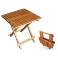 Garten Beistelltisch, klappbar, Hartholz-Mix, ge�lt