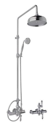 Rohl Hex Exposed Shower Satin Nickel