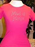 Rhinestone Maid of Honor & Matron of Honor T Shirts