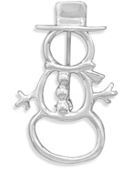 Cut Out Snowman Pin