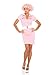 Leg Avenue Women's 2 Piece Beauty School Drop Out Button Front Dress And Belt