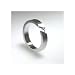 316L Stainless Steel with invisible set cubic zirconia stones (Sizes 5-14)stone - Width: 7mm (Sizes 