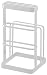 YAMAZAKI home Tower Cutting Board & Knife Stand, White