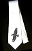 Party Decoration Necktie with flying, soaring, turkey, vulture, wings, bird