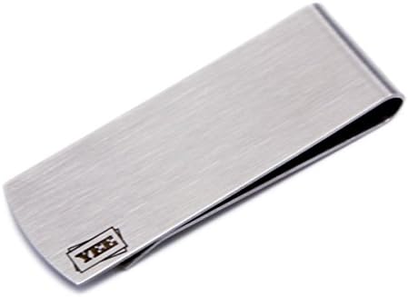 Zhonyee Classic Cash Money Clip Credit Card Holder for Men - Premium Stainless Steel - Slim Design for Cash & Cards - Velvet Carrying Bag Included