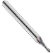 Niagara Cutter CB230 Carbide End Mill, General Purpose, TiCN Coated, 2 Flutes, Ball End, 1" Cutting Length, 1/4" Cutting Diameter