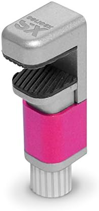 XSories Pholder 2.0, Selfie Stick Adaptor And Smartphone Stand For iPhone and Android Devices, Fits All Monopods, Tripods, and Camera Poles (Silver/Pink)