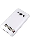 HTC Evo 4G Rubberized Shield Snap On Hard Case White
