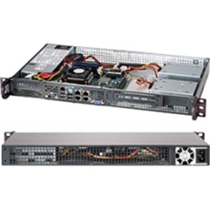Supermicro Sc505 203B - Rack-Mountable - 1U - Mini Itx - Non-Hot-Swap 200 Watt - Black "Product Type: Computer Components/Chassis & Cabinets"