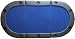 Padded Texas Hold'em Folding Poker Table Top w/ Cup Holders - BLUE