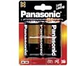 Panasonic Alkaline Plus Batteries, D Size, Pack of 2 Count Batteries