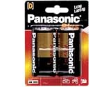 Panasonic Alkaline Plus Batteries, D Size, Pack of 2 Count Batteries