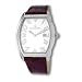 Le Chateau Men's Slim Leather Strap Watch with Date Display #7012M-7