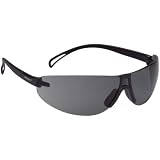 AO Safety 11694 Virtua V7 Anti-Fog Safety Glasses, Black Frame, Gray Lens