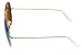 Ray-Ban Men's Aviator Large Metal Non-Polarized Iridium Aviator Sunglasses, Matte Gold, 61.7 mm