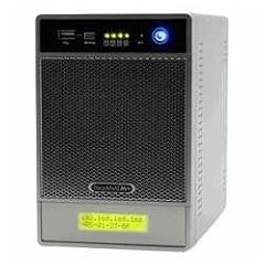 Netgear RND4000-100EUS ReadyNAS NV+ NAS-System ohne Festplatten (4-Bay, SATA, USB, Ethernet) grau