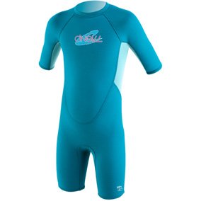 O'Neill Wetsuits Reactor 2mm Toddler Spring Suit, Pacific/Sunburst, 3