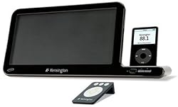 Kensington SX 3000R Speakers with FM Radio for iPod with NXT SurfaceSound Bi-Directional Flat Panel Speaker Technology (33168CA)