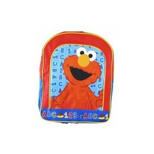 Sesame Street Elmo ABC 123 Full-Sized Backpack by 