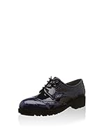 Lua Lua Zapatos de cordones Perforaciones (Azul Marino)