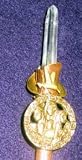 Magick Tripple Goddess Wiccan Wand w/ Fabric Pouch